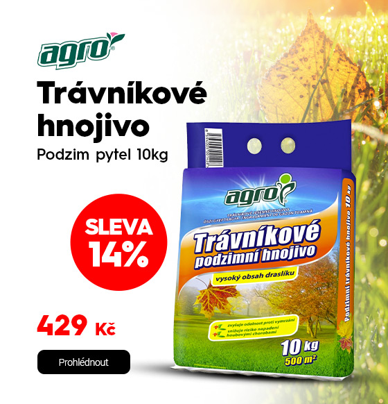 AGRO Trávníkové hnojivo Podzim pytel 10kg