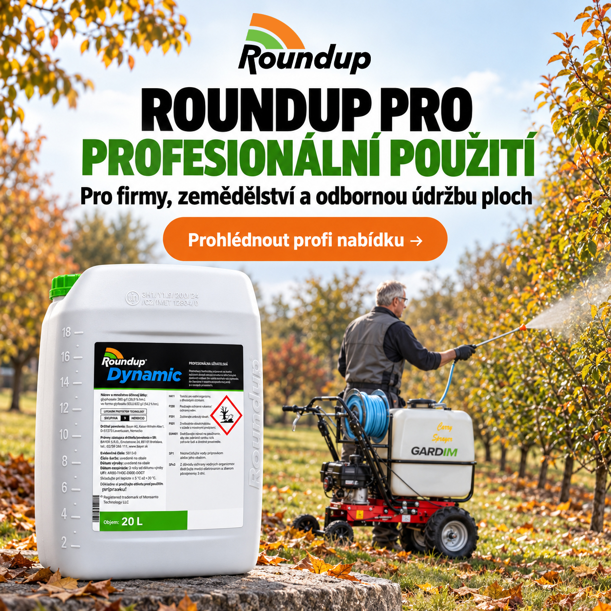 Roundup pro profesionální použití